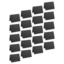 21 PCS Tabletop Chalkboard Signs Catering Display Boards Home Decorative