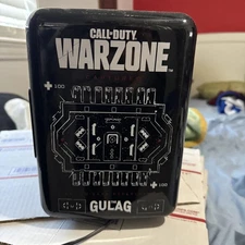 Call Of Duty War Zone Gulag 6 Can Black Mini Fridge Refrigerator  LED Lights COD