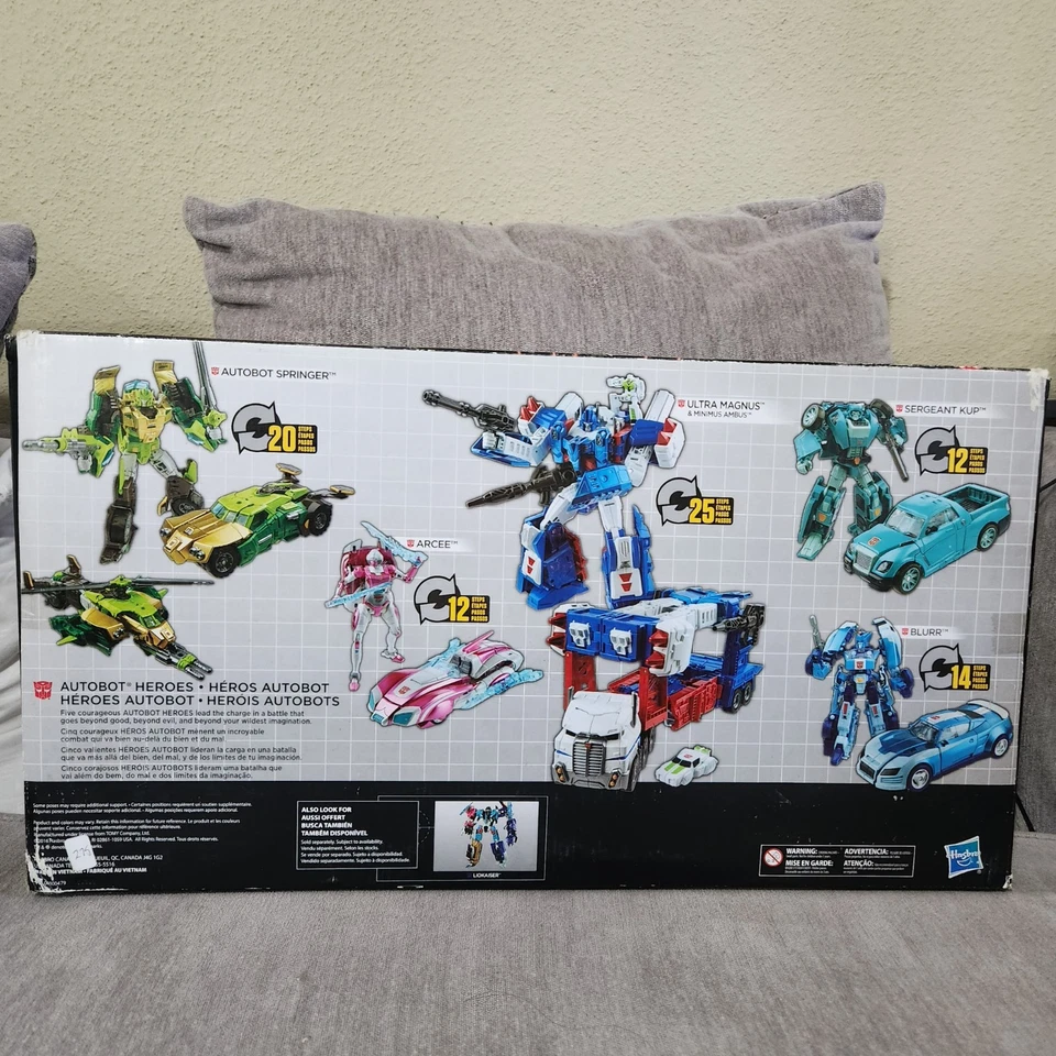 Transformers Edición Platino Autobot Heroes Paquete de 5 Caja Abierta/LN Completo Foto 2 de 4