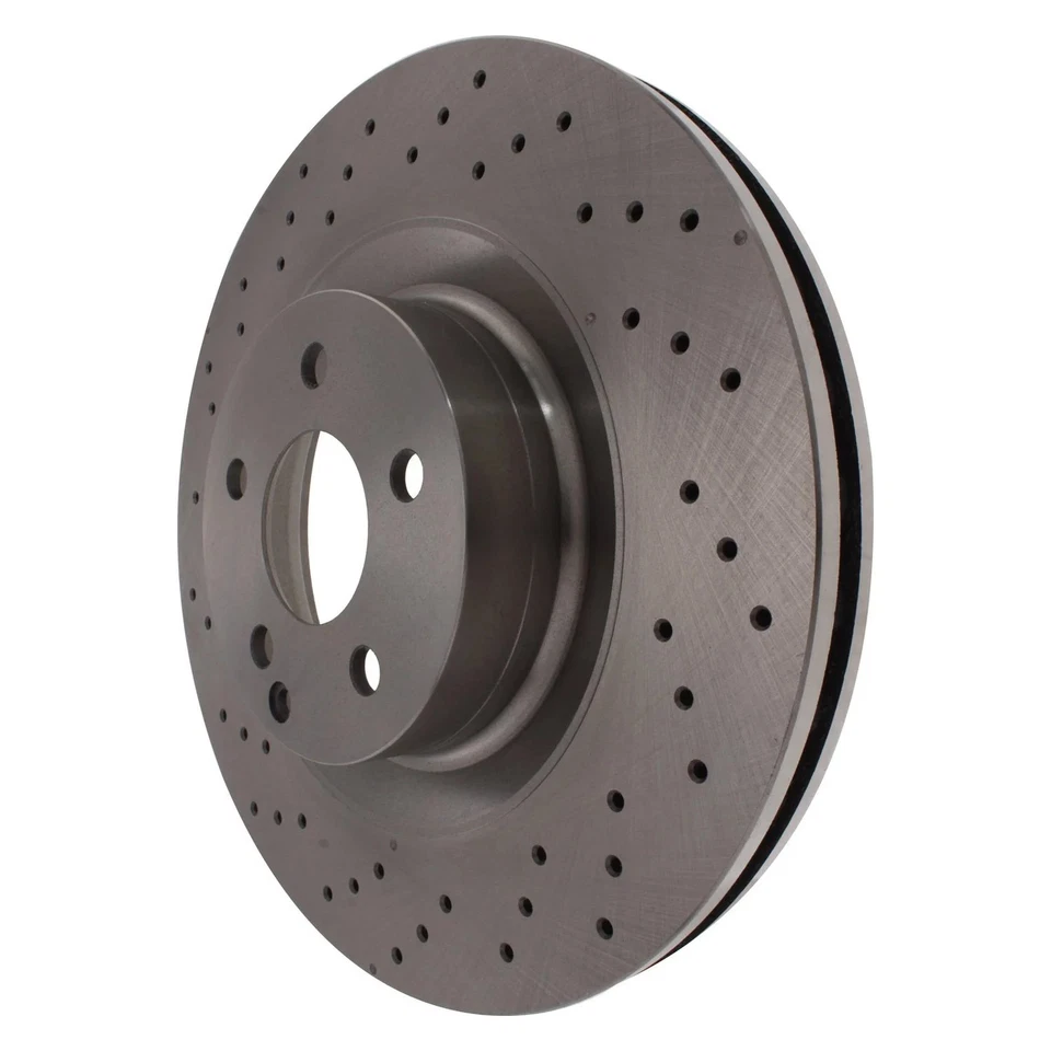 For Mercedes-Benz CL600 07-14 C-Tek Standard Drilled Vented Front Brake Rotor Foto 2 de 4