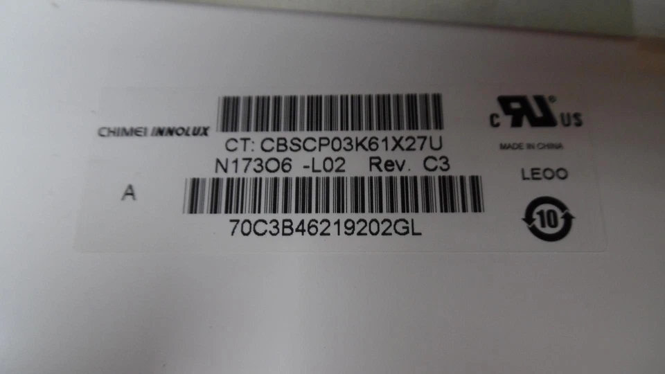 Genuine HP Pavilion dv7-6c64nr - 17.3" 40-Pin HD+ LCD Panel - N173O6-L02 REV.C3 - Image 4 of 4