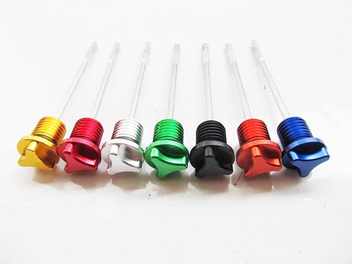 CNC Engine Oil DipStick 110cc 125cc 150cc 200cc 250cc Motowork Atomic Assassin - Picture 3 of 4
