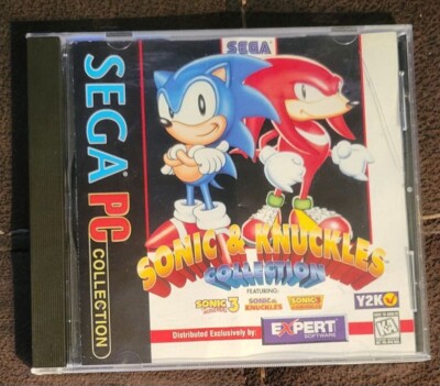 Sega Sonic And Knuckles Collection PC Collection 2000 3-n-1 Sonic Games Used