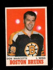 1970-71 O-PEE-CHEE #138 DON MARCOTTE EXMT (RC) BRUINS *X76778