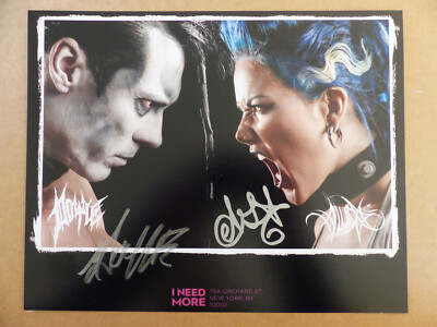 DOYLE VON FRANKENSTEIN & ALISSA WHITE-GLUZ signed Autogramm signiert 20x25 Foto 