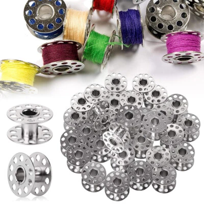 Bobine bobine per macchina da cucire 10-50 pezzi bobina in metallo per Brother Janome Singer