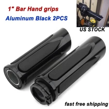 1" Bar Electronic Hand grips For Harley CVO Touring Sportster XL883 Softail VRSC