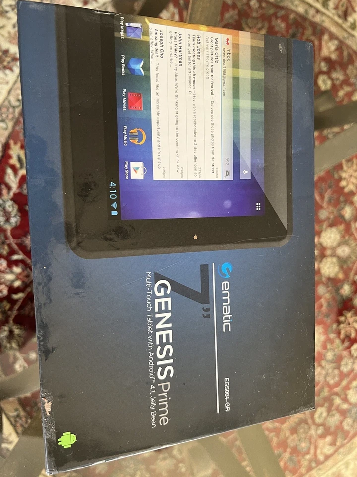 Ematic Genesis Prime Tablet 4GB, Wi-Fi, 7in Black - Image 4 of 4