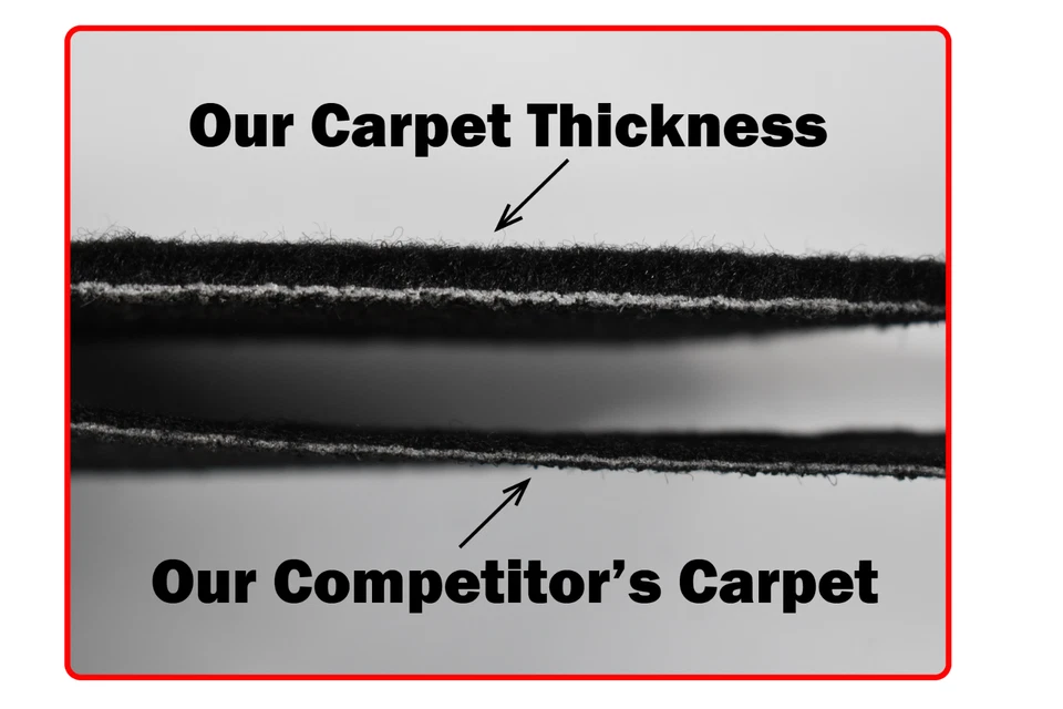 Kia Stonic 2017 + onwards Tailored Car Mats DELUXE Carpet & Edgings 4 pcs set - Image 4 of 4