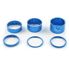 1-1/8" OMNI Racer WORLDS LIGHTEST Alloy Headset Spacer Set 2,3,5,10,15,20mm BLUE