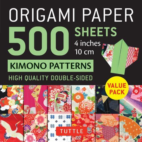 Origami Paper 500 Sheets Kimono Patterns 4 (10 Cm) : Tuttle Origami Paper: ...