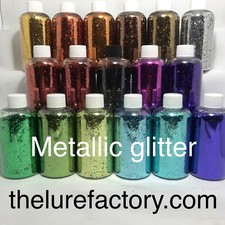 20g METALLIC GLITTER SOLVENT RESISTANT HEAT RESISTANT 3 SIZES