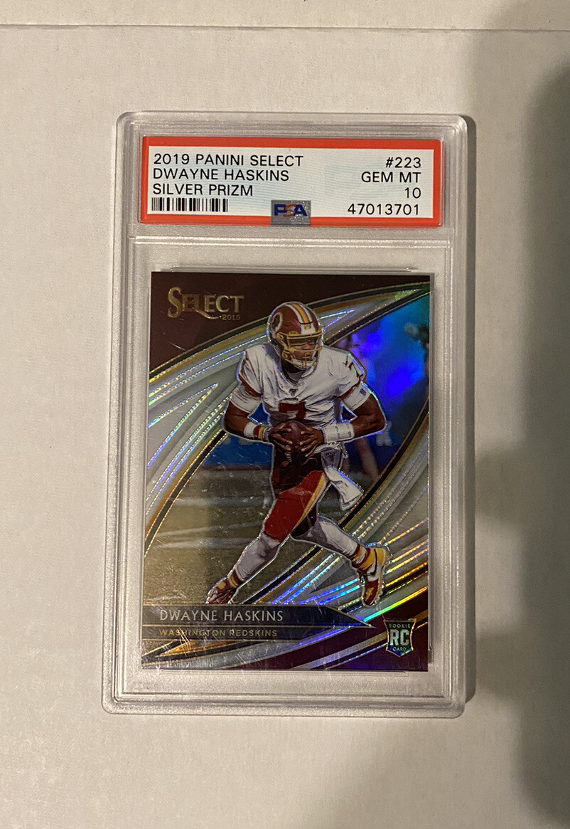2019 Select Dwayne Haskins Field Level Silver Prizm Rookie RC #223 PSA 10