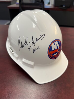 Clarke Gillies New York Islanders Signed Hard Hat