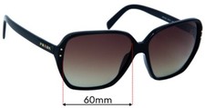 SFx Replacement Sunglass Lenses fits Prada SPR 16M - 60mm Wide