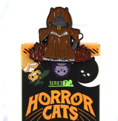 Horror Cats Exclusive Mystic Sorcerer Cat Enamel Pin Series 7 Exclusive New 2024