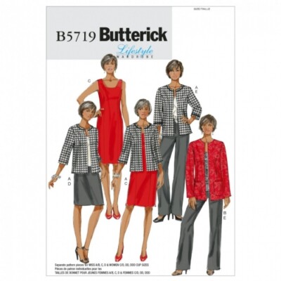 Butterick Schnittmuster 5719 Damen 8-10-12-14-16