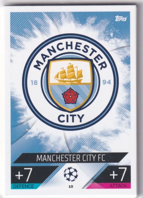 Topps Match Attax Champions League 22/23 Nr. 10 Manchester City FC Logo