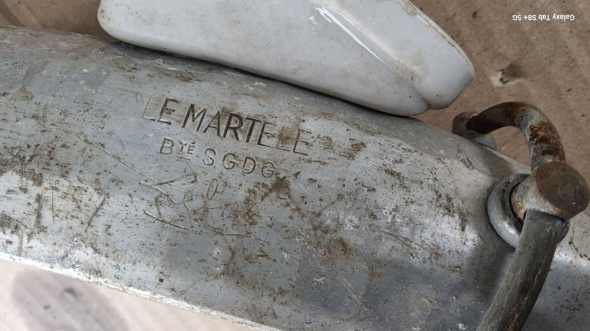 ancien GARDE BOUE ARR LEFOL LE MARTELÉ EN ALUMINIUM AVEC SON FEU ARR OLD BIKE | eBay