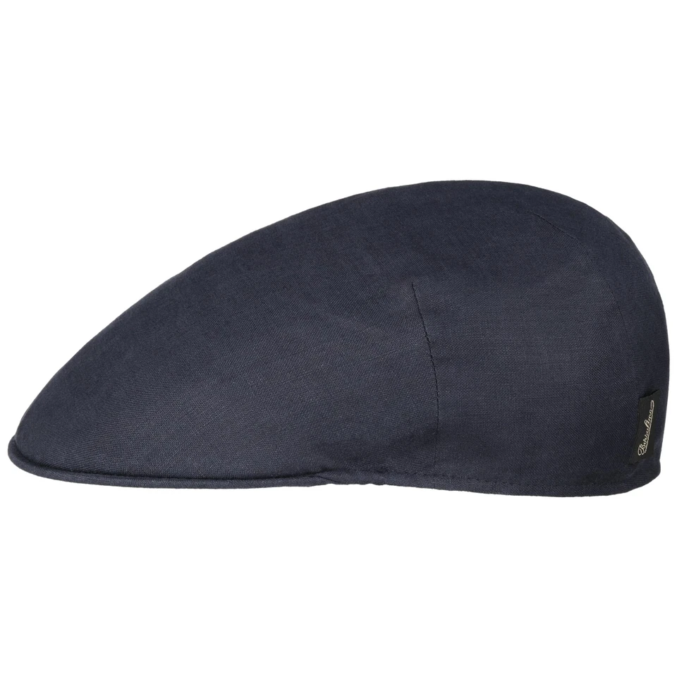 BORSALINO Uni Leinen Flatcap Schirmmütze Schiebermütze Mützen - Bild 1 von 1