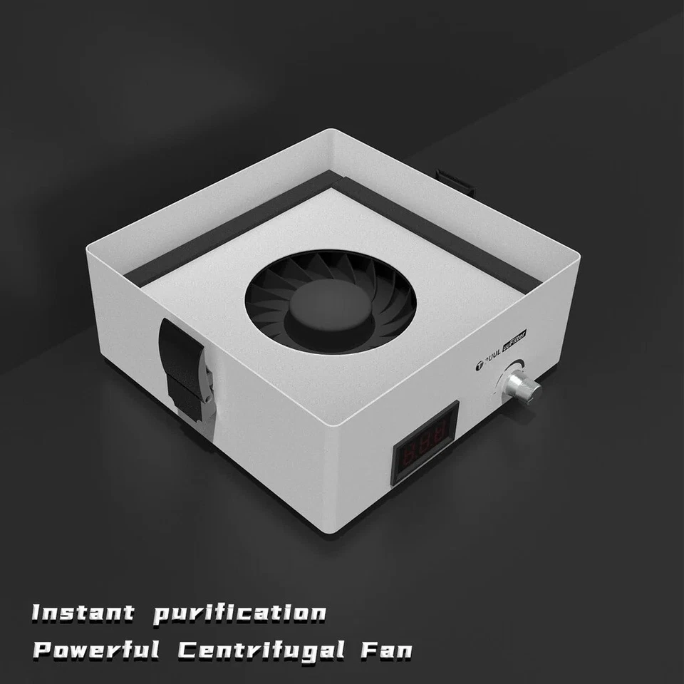 HEPA Smoke Fume Extractor Mini Desktop Carbon Filter Absorber 2UUL uuFilter UK - Image 4 of 4