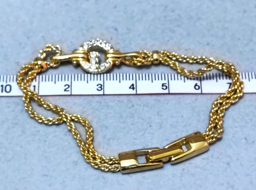 Givenchy Gold Color Double Bracelet 40099 | eBay