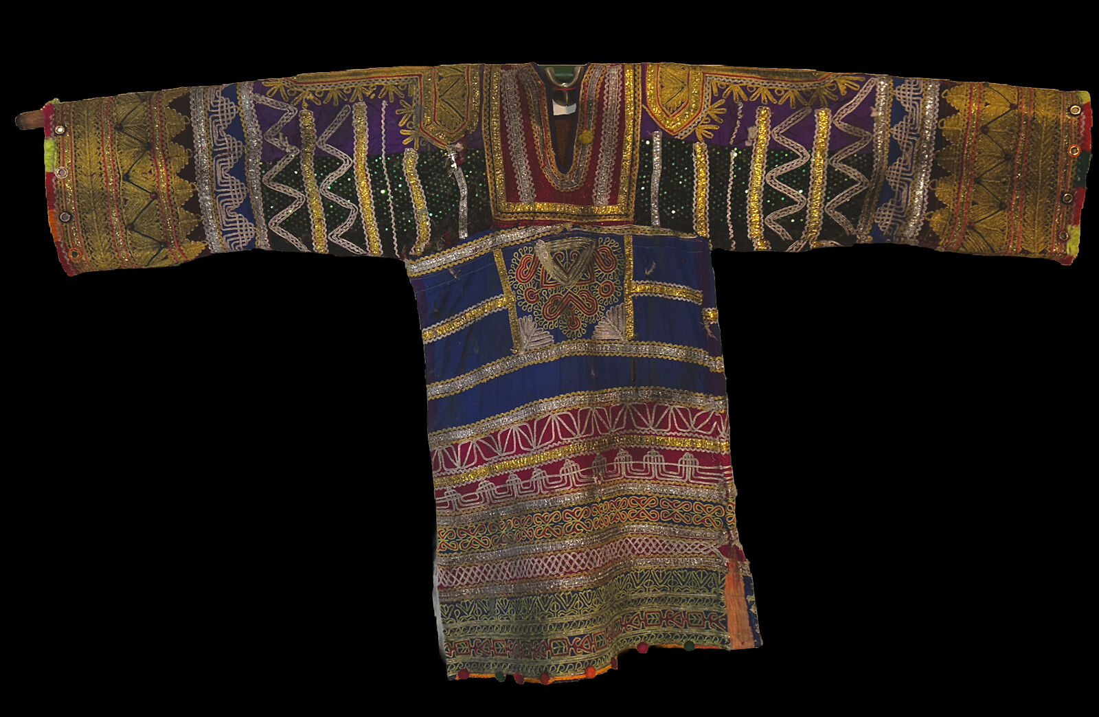 Indian.India. Antique. Vintage Ceremonial garment clothing top.