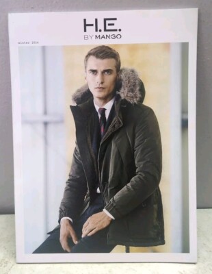 Rare Vintage H.E. By MANGO Winter 2014 For Him Catalog Magazine 
