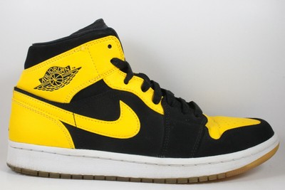 black and yellow jordans 2018