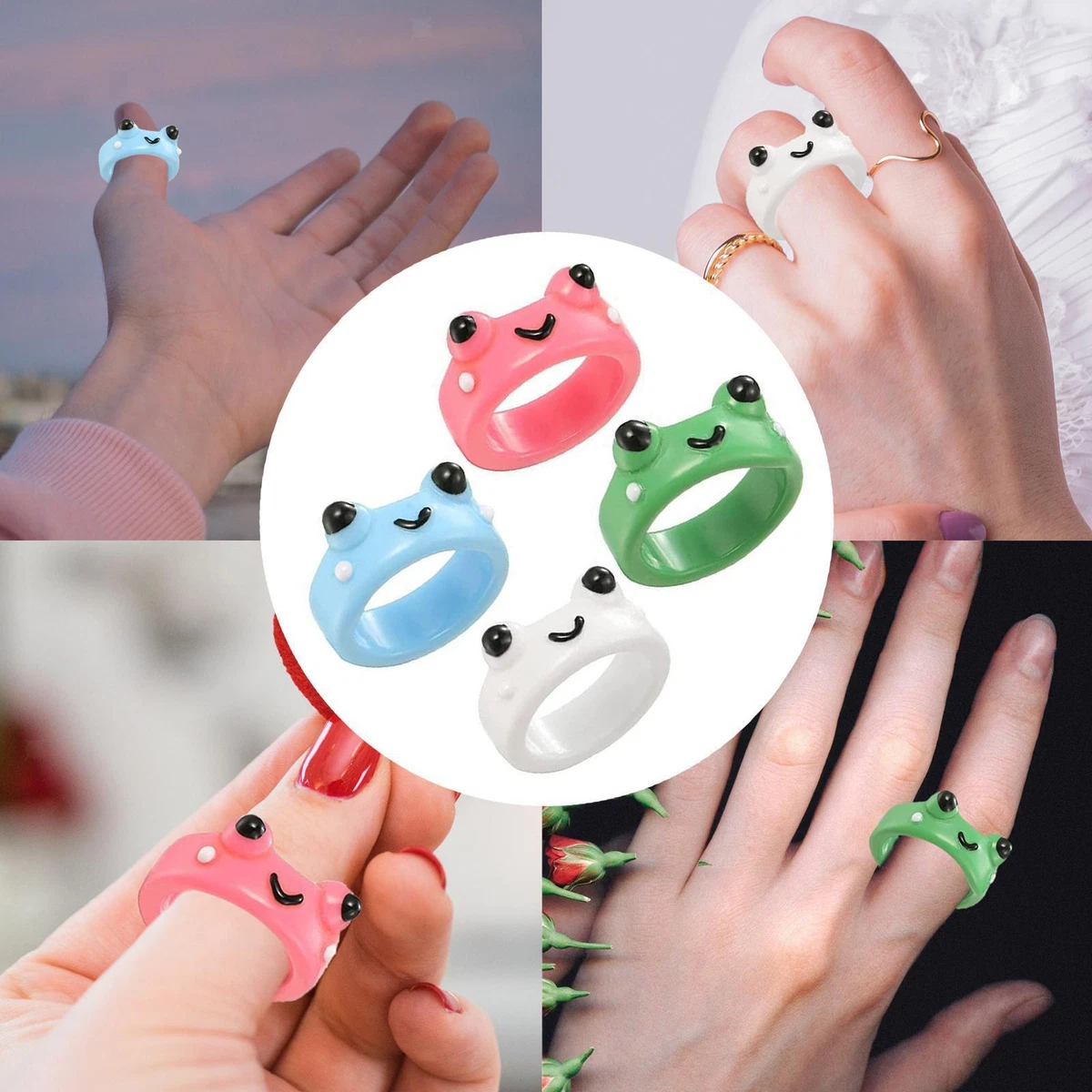Chunky outlet rings aesthetic