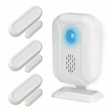 Home Business Wireless Door Window Security Alarm 3 Magnetic Sensor + 1 Receiver