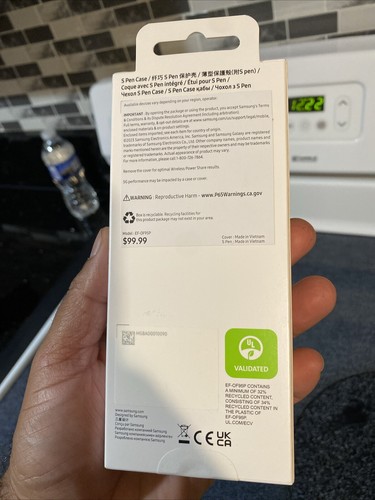Stylet Samsung Galaxy Z Fold6 S avec étui bleu officiel authentique original EF0F95 - Photo 2 sur 5