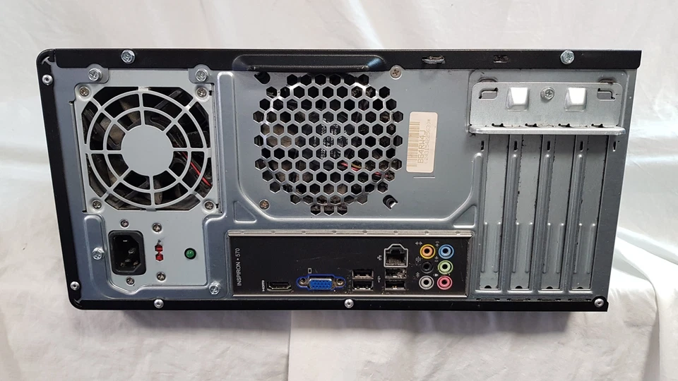 Dell inspiron 570 2.80 Ghz AMD Athlon II X2 240 4GB 500GB, NO OS - Image 3 of 4