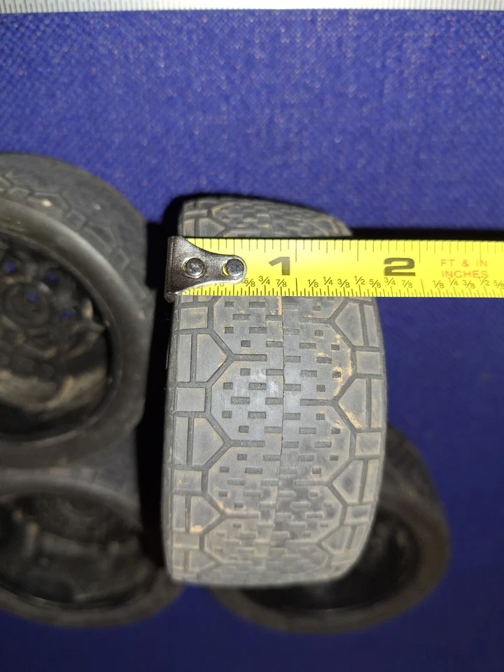 AKA Handlebar Tires Mounted 1/10 Scale RC Set of 4 Item # 13010 - Image 3 of 4