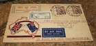 1937  AUSTRALIA MAP  REGISTERED MAIL COVER, FDC, AUSTRALIAN & PACIFIC ISLANDS