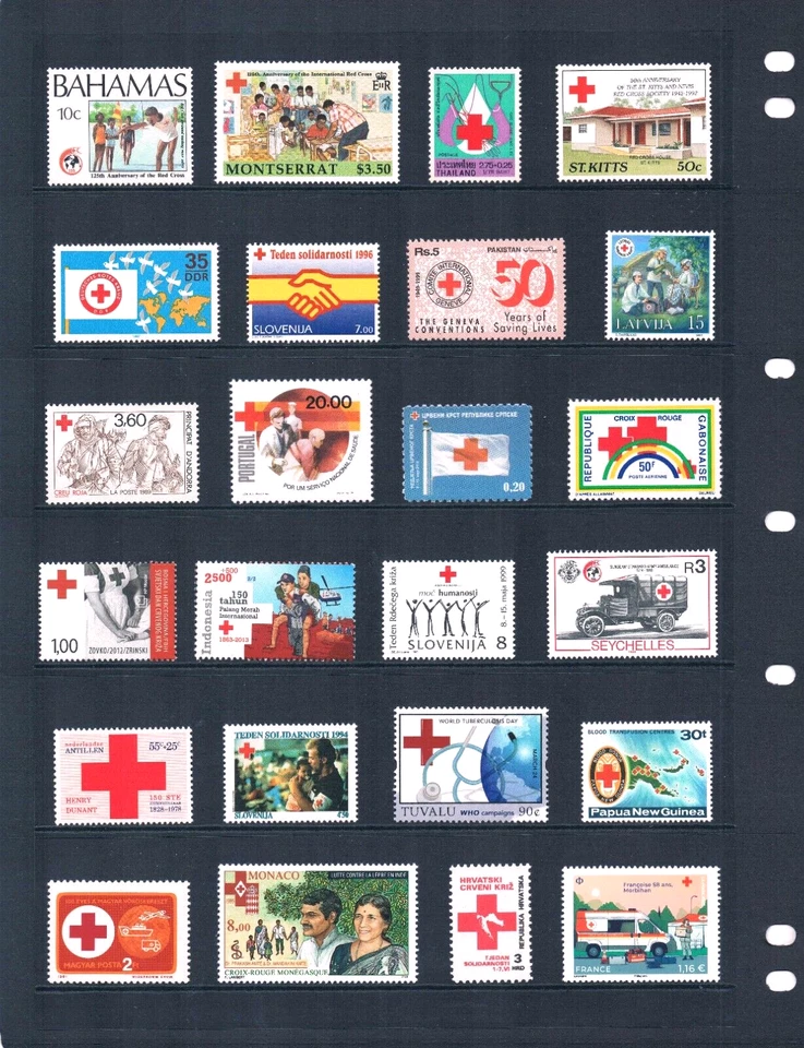 СПЕЦИАЛЬНЫЙ $434.40 Scott значение - 157 стран Красный Крест MNH NH UMM - Изображение 3 из 4