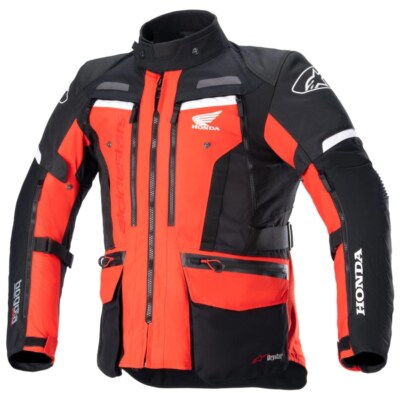 Alpinestars Honda Bogota Pro Drystar Motorradhose Herren (Schwarz/Rot) Gr: XL