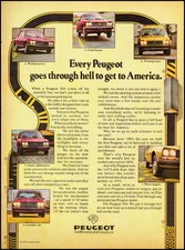 Publicité ancienne 1975 pour automobile Peugeot -050512