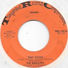 THE RAELETTS Bad Water on Tangerine northern soul 45 HEAR