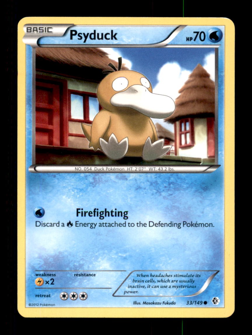 PSYDUCK 33/149 C BOUNDARIES CROSSED POKEMON LP
