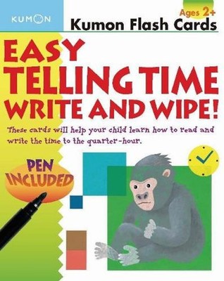 Easy Telling Time Write & Wipe by Kumon (English) Paperback Book