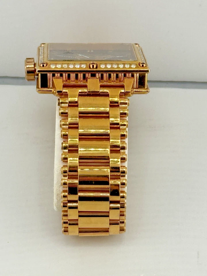 Aqua Master 45mm Yellow Gold 2.5 Carats Appx. Diamond Watch - READ! - Image 4 of 4