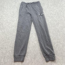 Jordan Pants Youth Large 12-13 YRS 24x26 Gray Fleece Joggers Logo Athletic