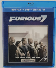 Furious 7 Extended Edition Blu-ray DVD Vin Diesel Paul Walker Johnson 2015