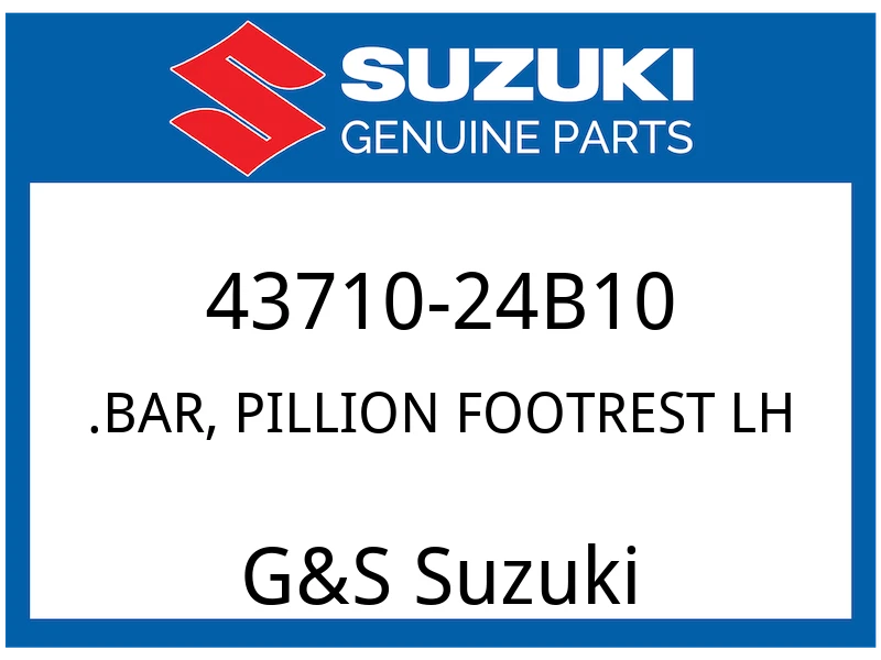 .BAR, PILLION FOOTREST LH