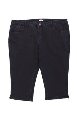 ⭐ Pantalones cortos vaqueros canguros para mujer talla 50, XXL gris ⭐ - Imagen 1 de 4