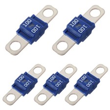 5 Pack AMI/Midi Fuse 100A High Current Bolt-on 100 Amp Car Truck Bus Fuse