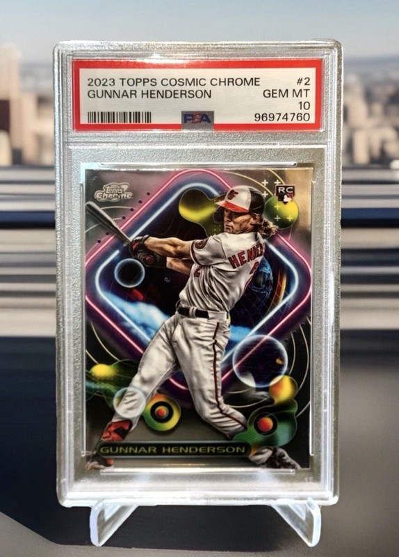 2023 Topps Cosmic Chrome - Gunnar Henderson #2 (RC) PSA 10 *MASONCARDS*