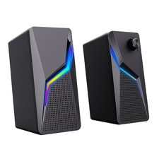 Aktivlautsprecher Lautsprecher Boxen Speaker Stereo Schwarz PC Computer Soundbar