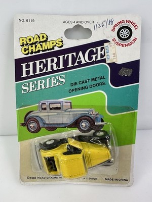 Vintage 1986 Road Champs 1932 Ford Model A Coupe Heritage Series